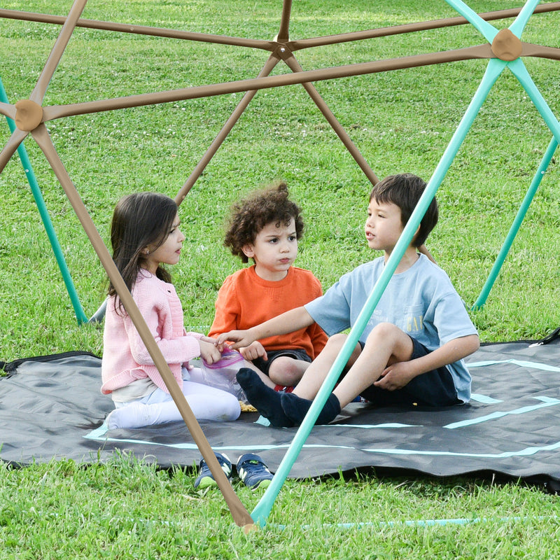 13ft Geometric Dome Climber Play Center with Hammock - Metal Outdoor Tower, photo 6 of 10