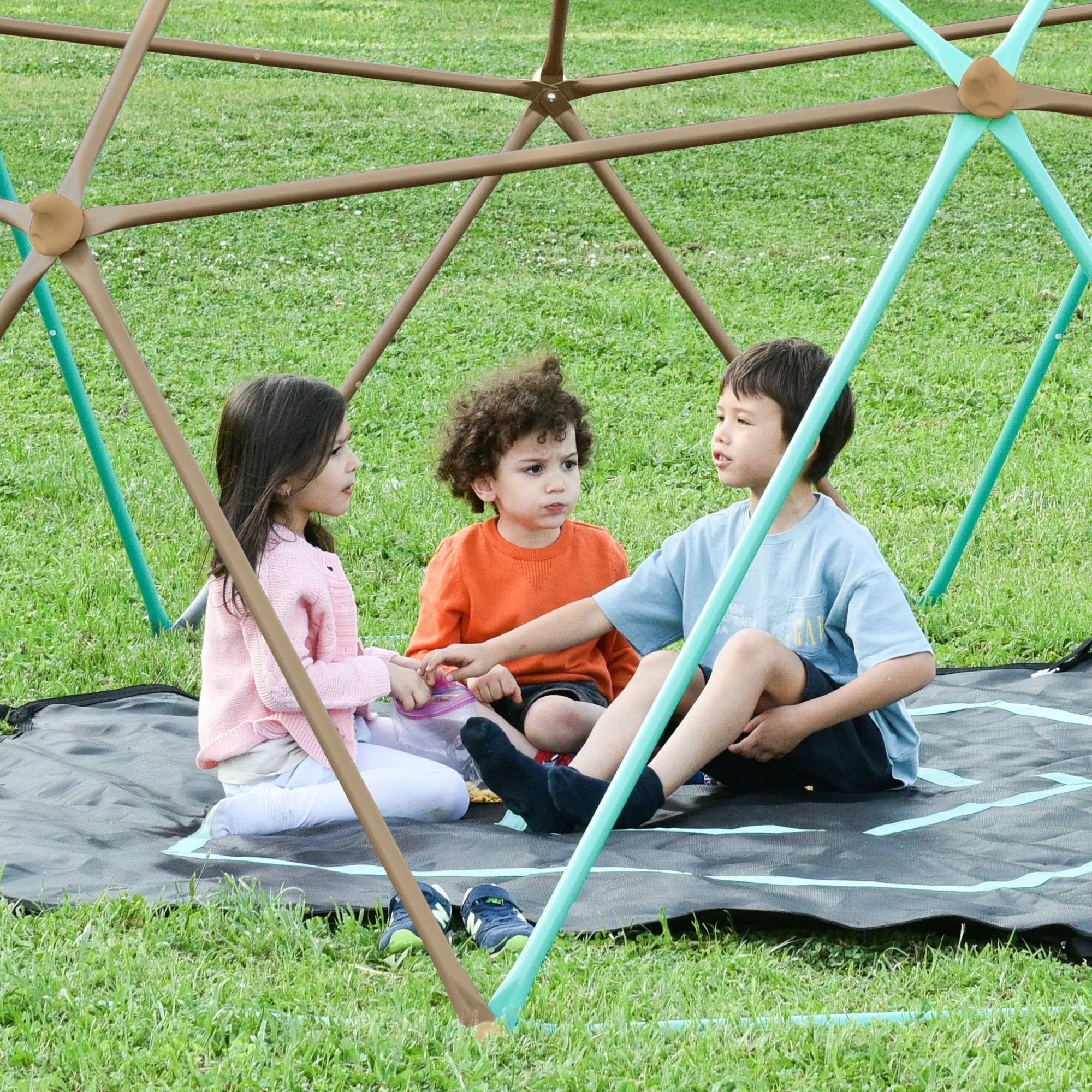 13ft Geometric Dome Climber Play Center by HouseOfZazla