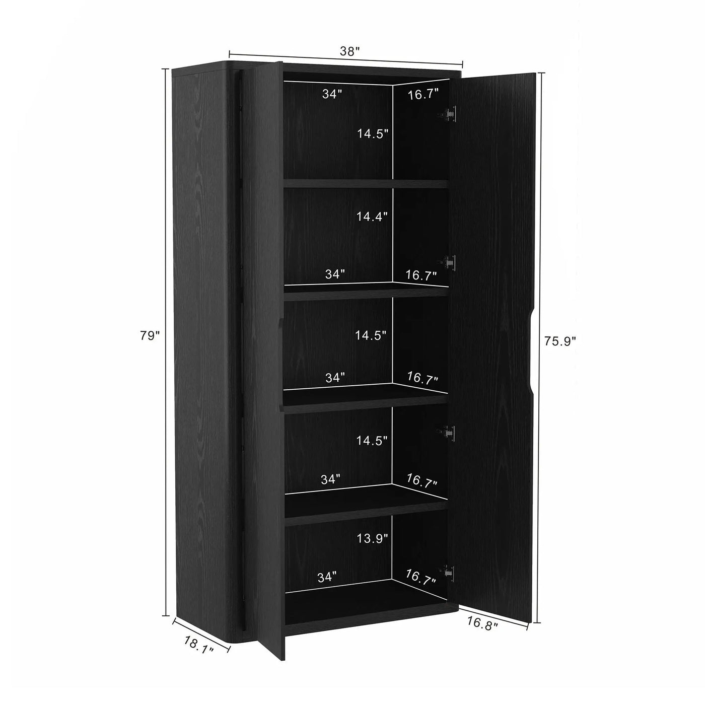Rivington - Bookcase Cabinet by HouseOfZazla