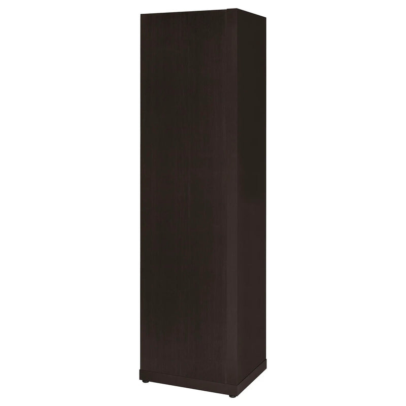 Alder 71-inch 6-shelf Corner Bookcase Cappuccino by Unique Piece Furniture
