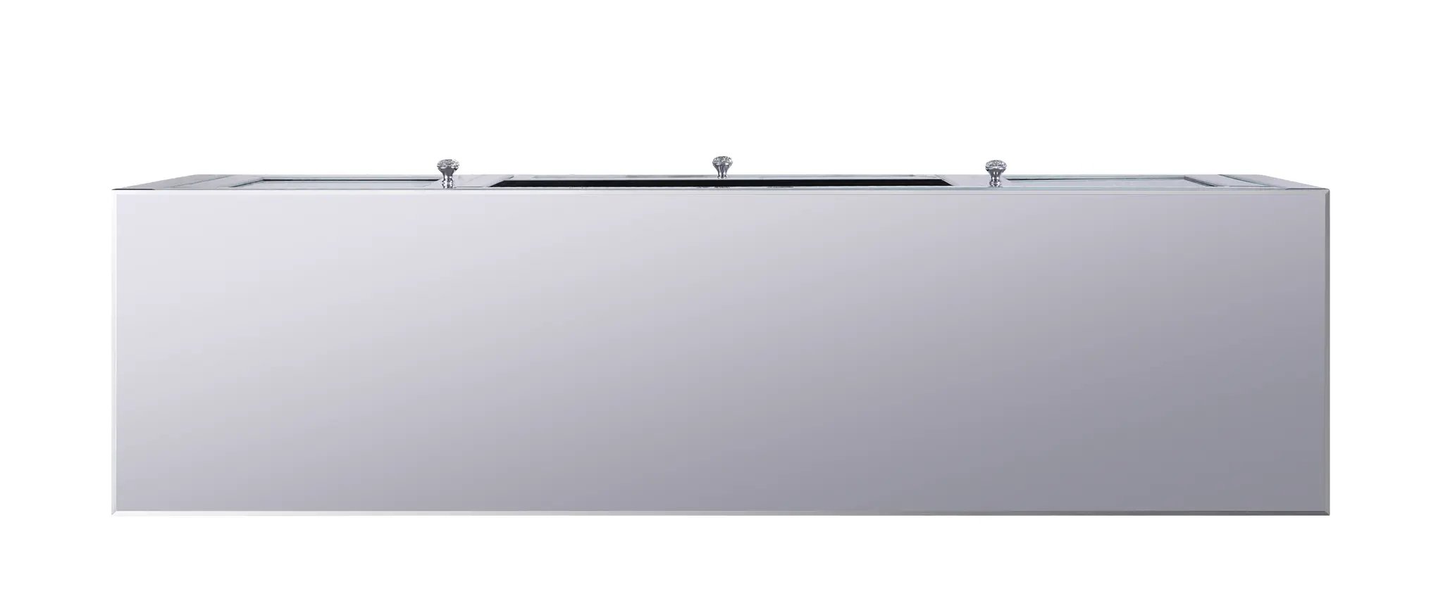 Noralie Mirrored & Faux Diamonds TV Stand (Assembled) by HouseOfZazla