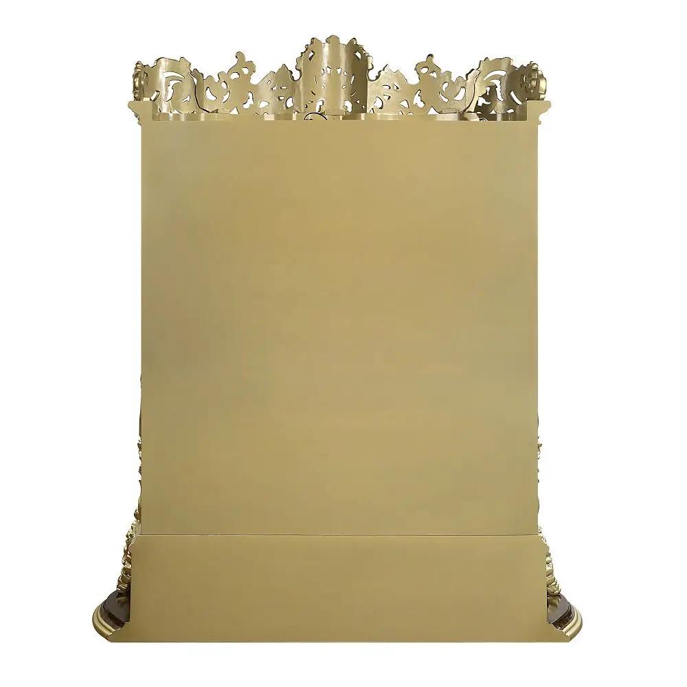 Desiderius - Curio - Antique Gold & Hand-Painted Brown by Unique Piece Furniture