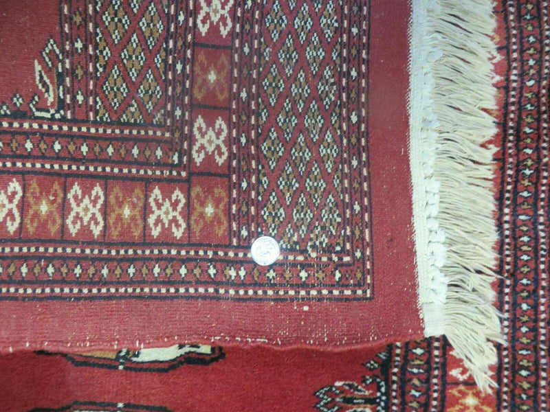 2' 8" X 10' Vintage Handmade Bokhara Turkoman Pakistani Wool Runner Rug Nice by Jewel Rugs
