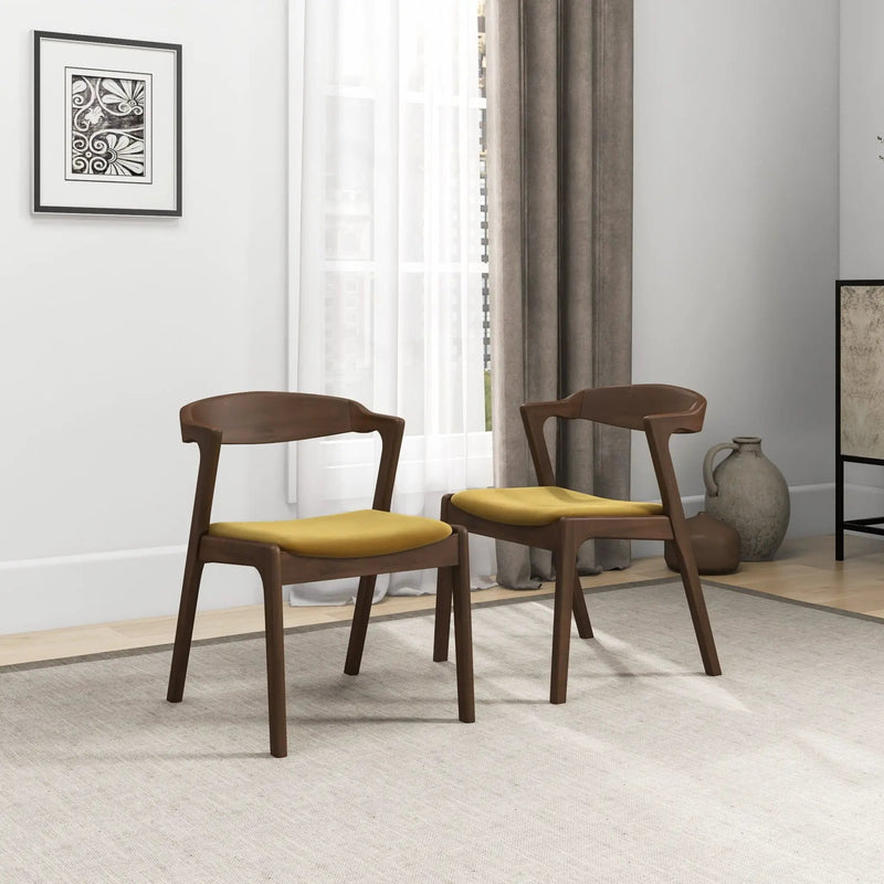 Dakota - Mid-Century Modern Dining Chair (Set of 2) by Unique Piece Furniture
