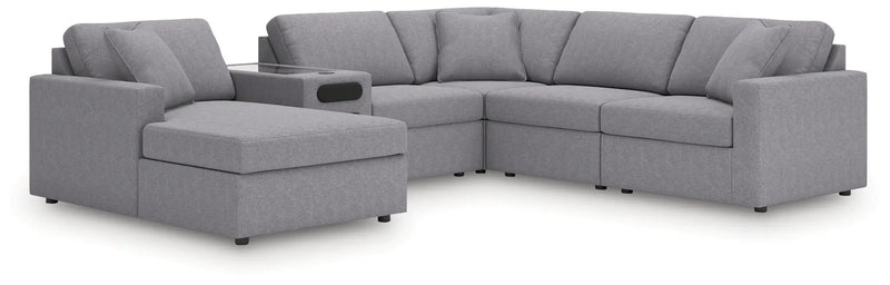 Modmax - Sectional - Granite by Unique Piece Furniture