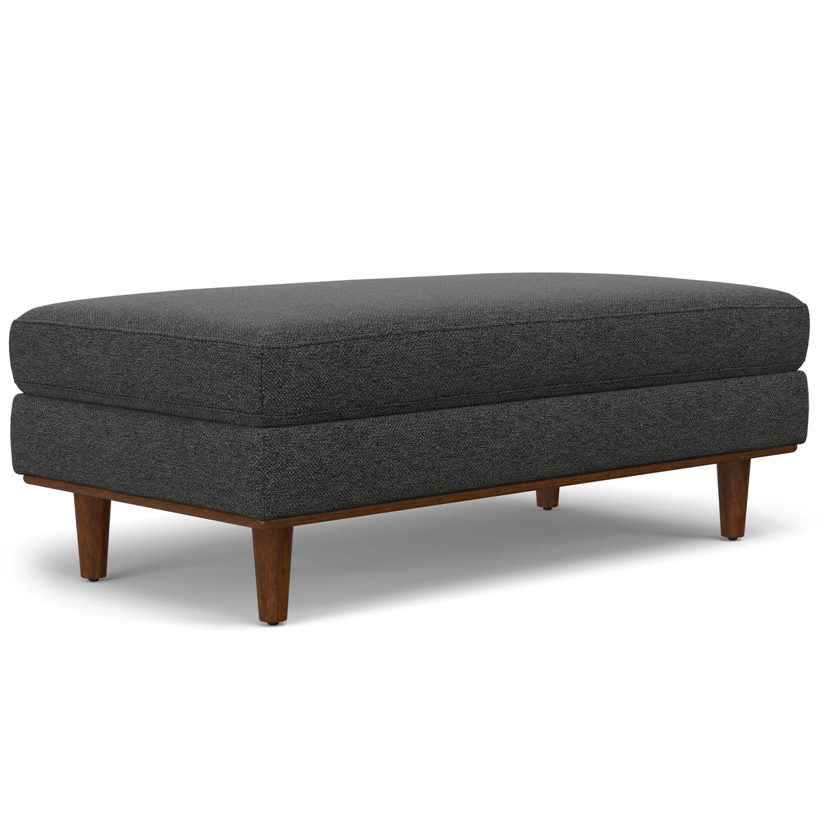 Handcrafted Ottoman with Feather-Filled Cushion - Multiple Colors, photo 8 of 40