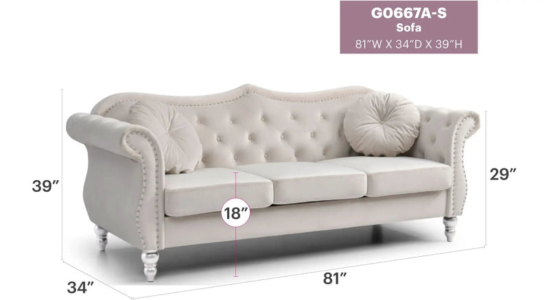 Hollywood - Sofa by Unique Piece Furniture