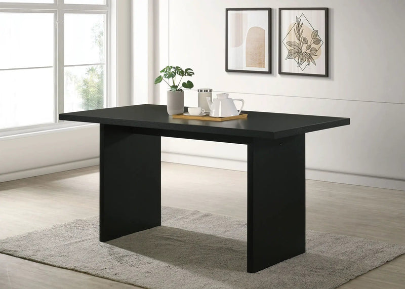 Decker 70-inch Rectangular Wood Counter Height Dining Table Black by Unique Piece Furniture