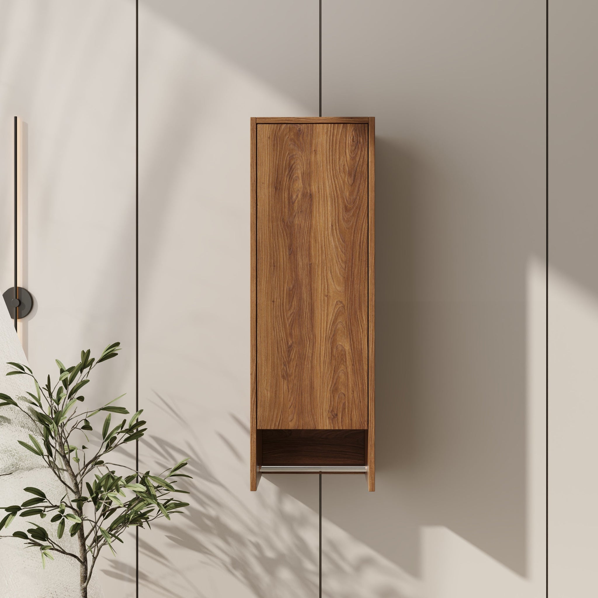 12 Inch Small Wall Mounted Side Cabinet by HouseOfZazla