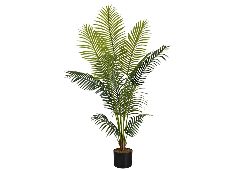 57-Inch Artificial Palm Tree with Real-Touch Leaves - Green, photo 4 of 4