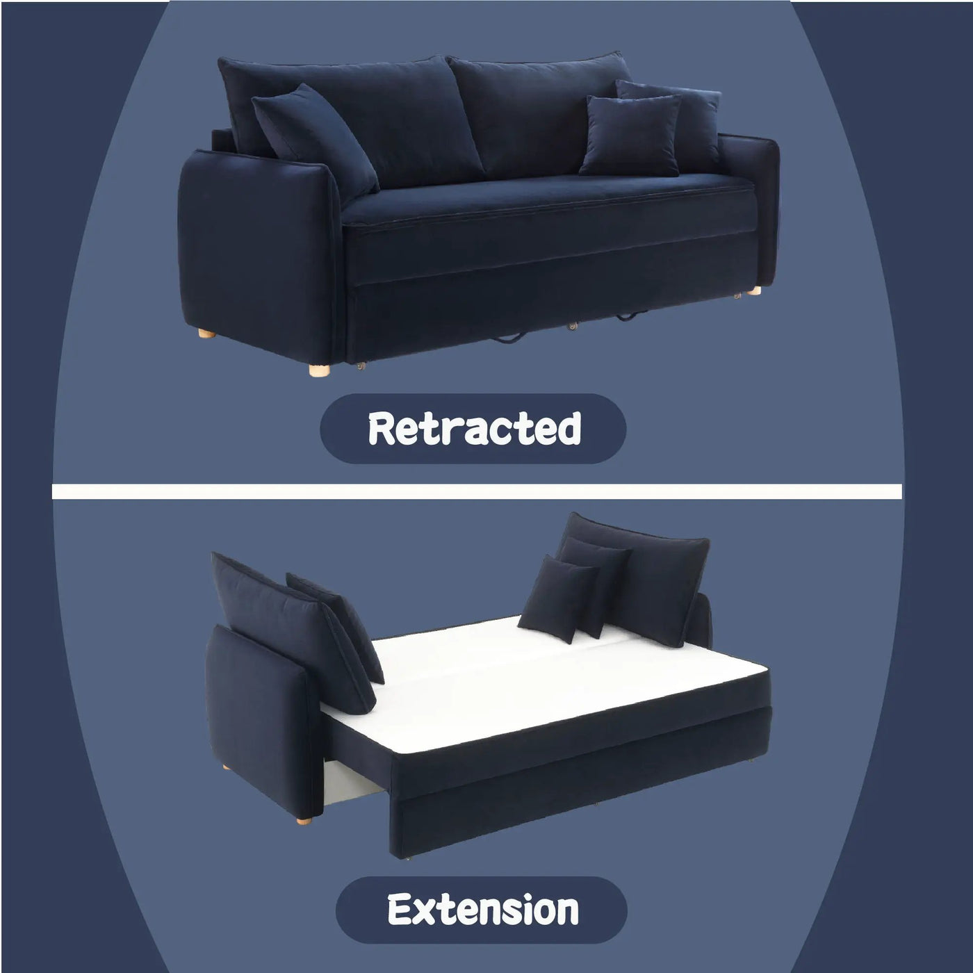 Irina - Pull Out Sleep With Storage by Unique Piece Furniture