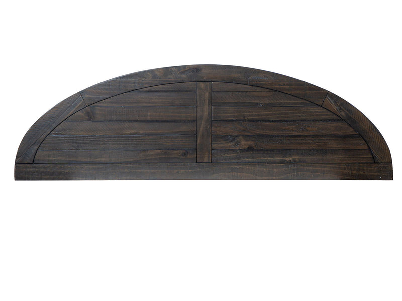 Boswell - Demilune Sofa Table - Peppercorn, photo 6 of 7