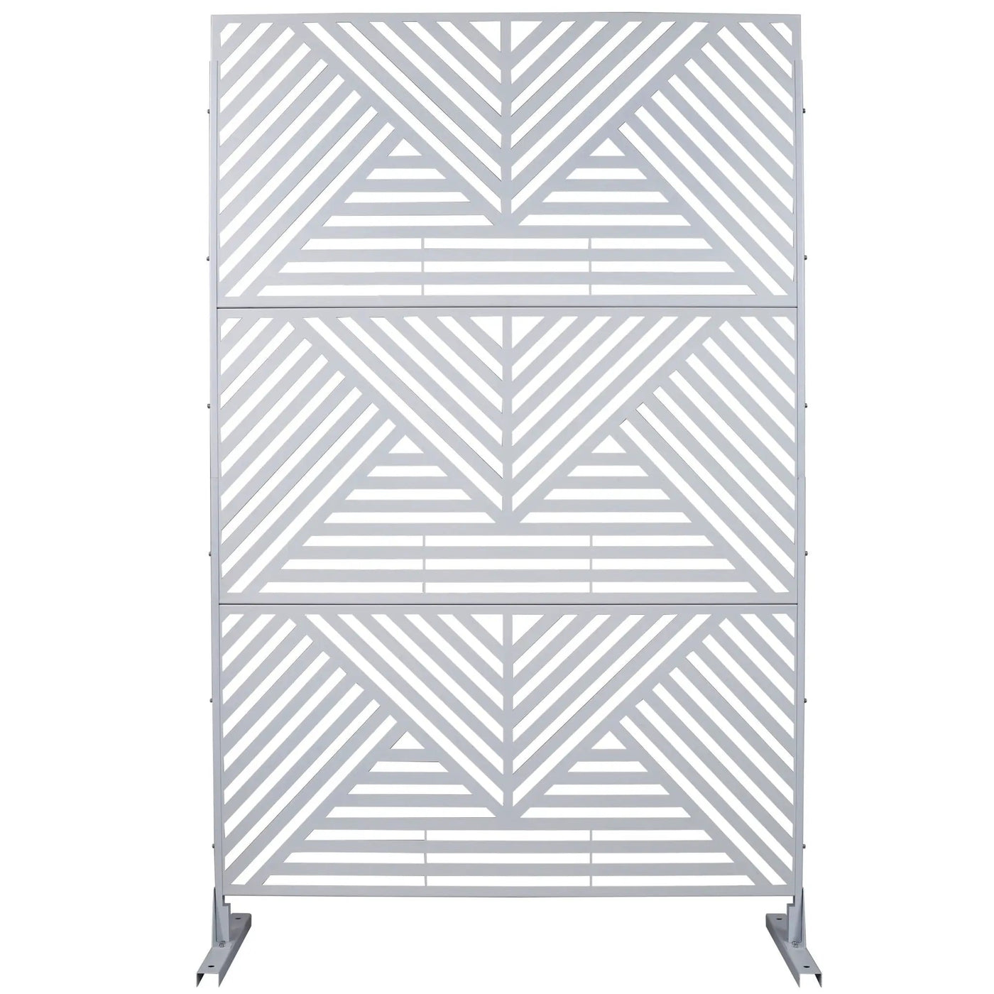 Freestanding Outdoor & Indoor Freestanding Metal Privacy Screen by HouseOfZazla