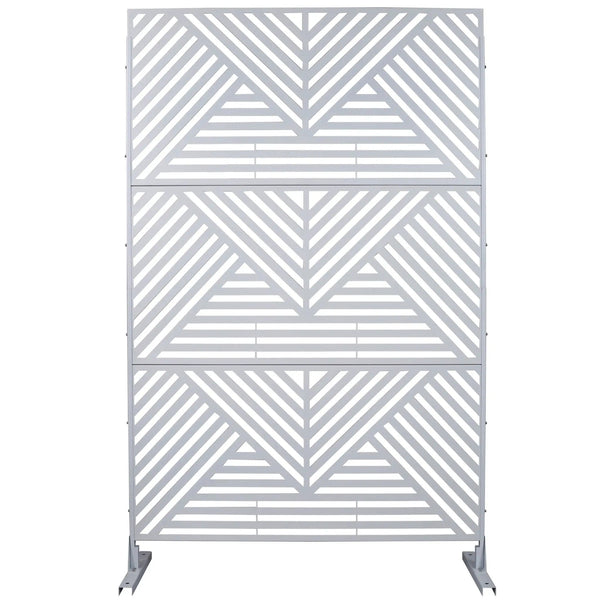 Freestanding Outdoor & Indoor Freestanding Metal Privacy Screen