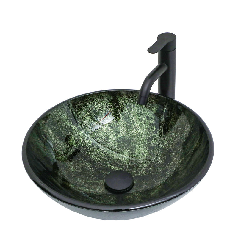 Vessel Sink With Faucet And Pop-Up Drain by HouseOfZazla