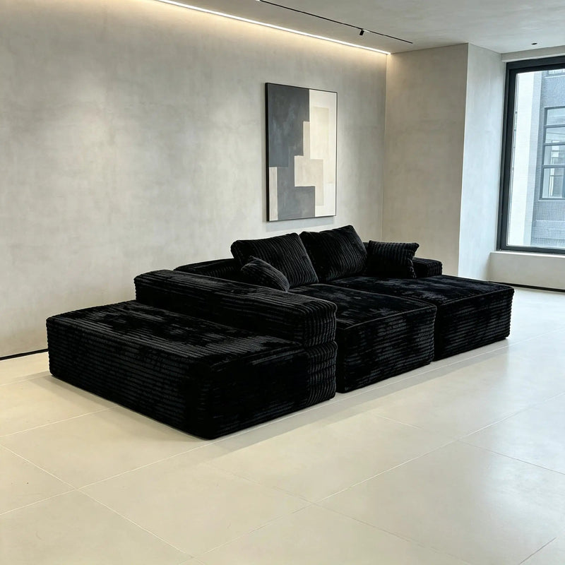 131-Inch Big Size Modular Sectional Oversized Sofa by HouseOfZazla