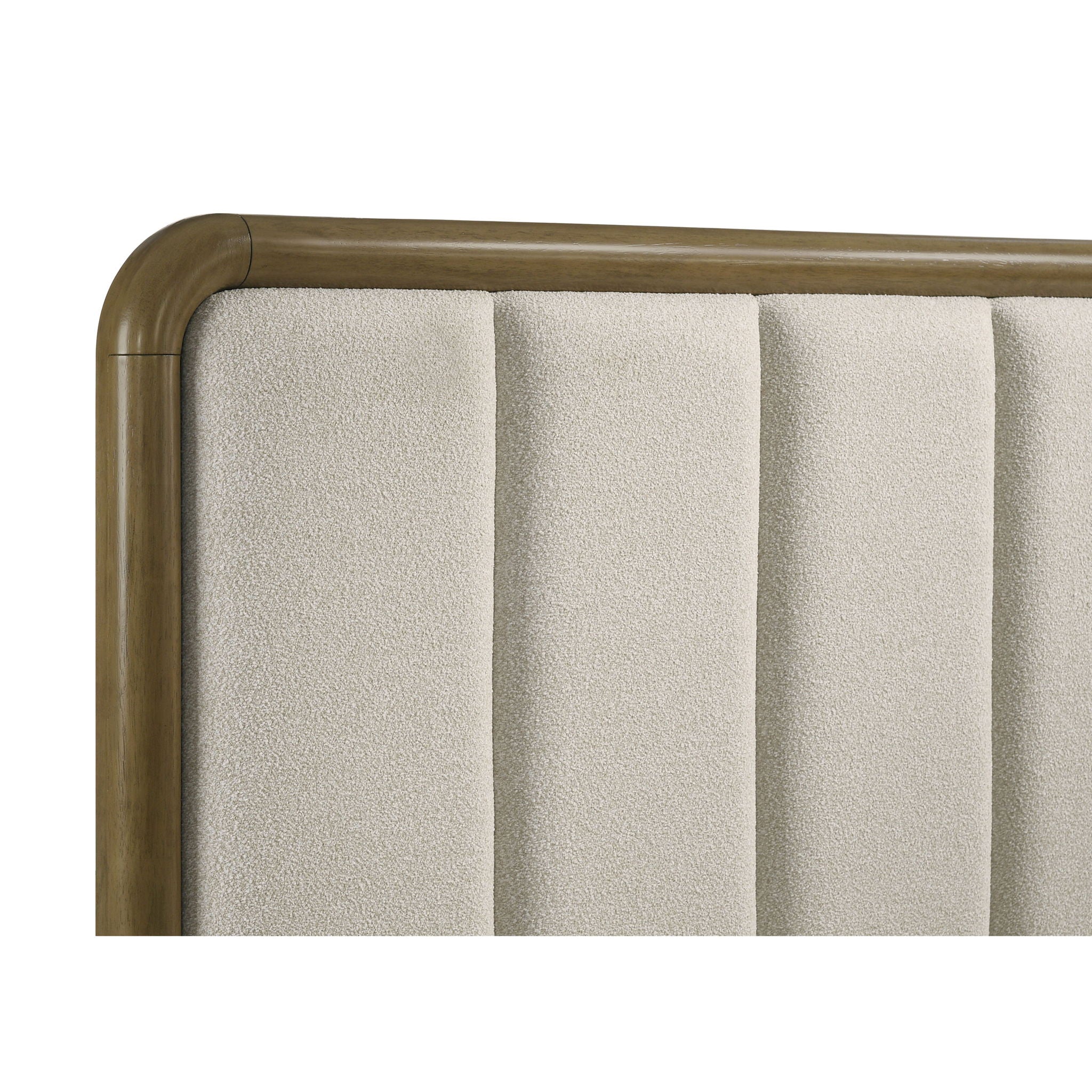 Bernardo - Eastern King Upholstered Bed - Nutmeg Brown