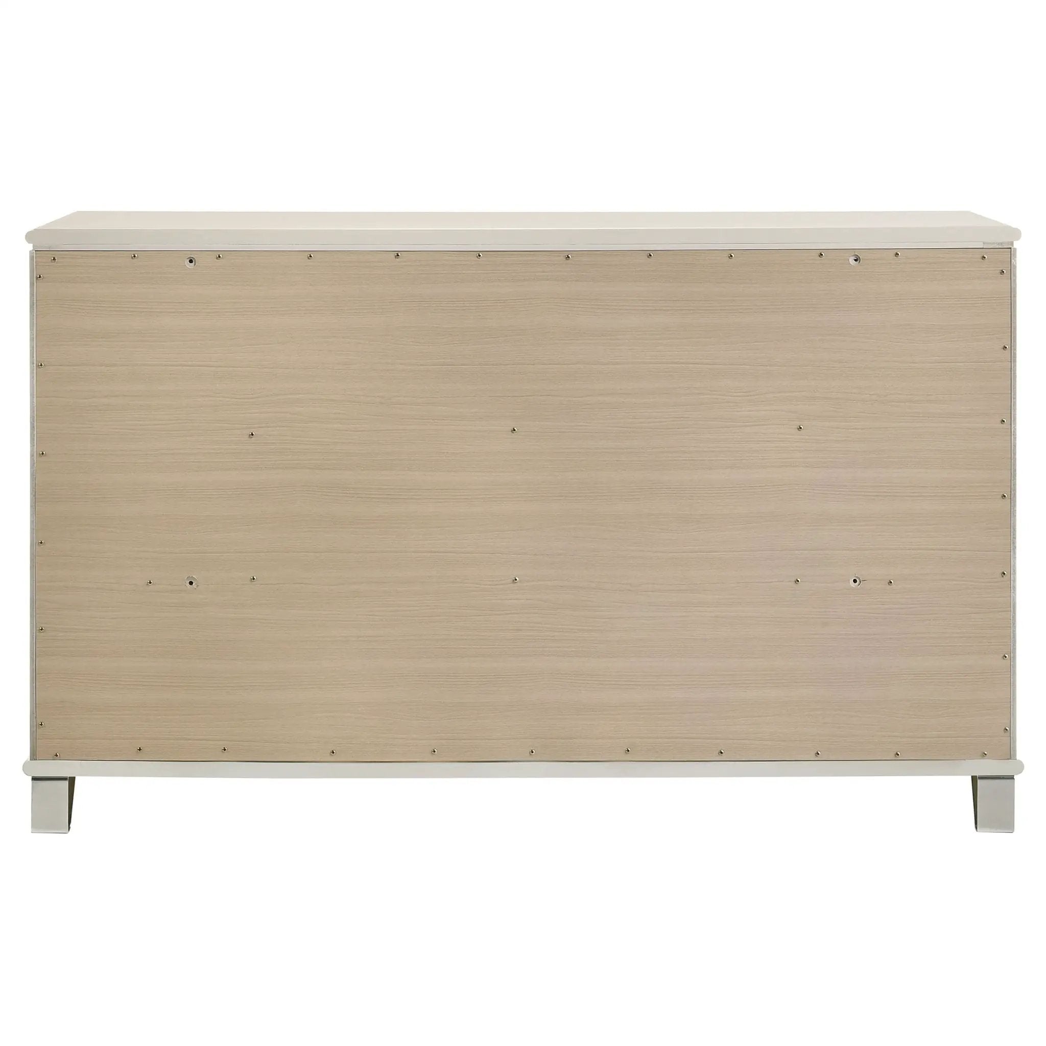 Olivia 6-drawer Dresser Cabinet Pearl White by Unique Piece Furniture