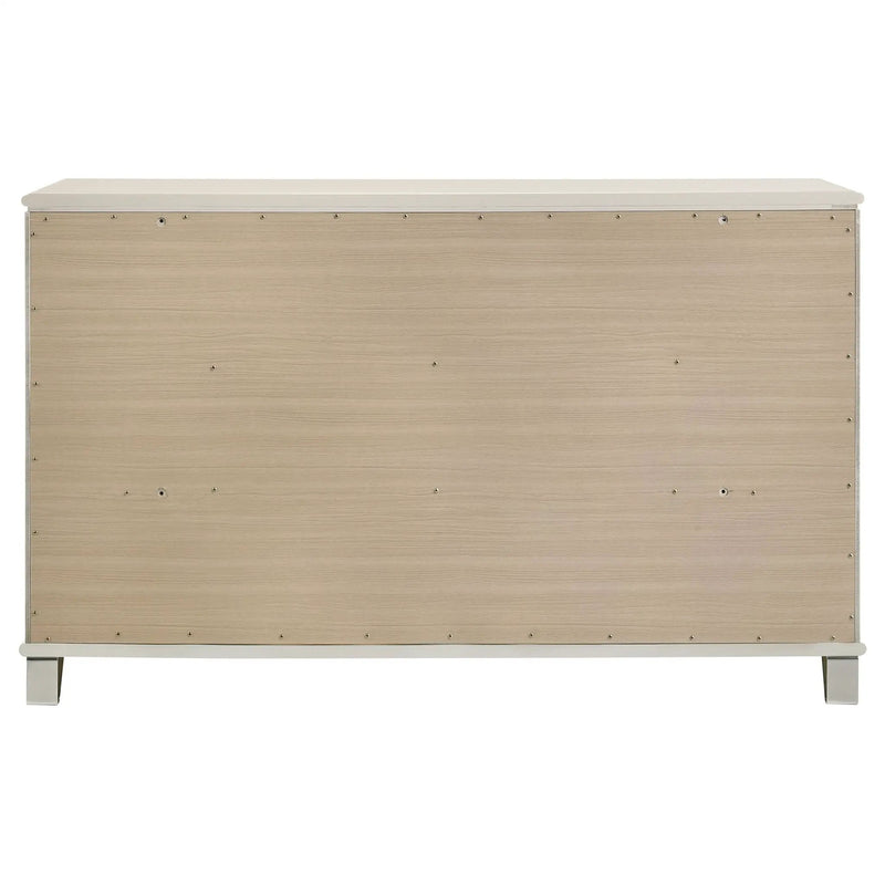 Olivia 6-drawer Dresser Cabinet Pearl White by Unique Piece Furniture