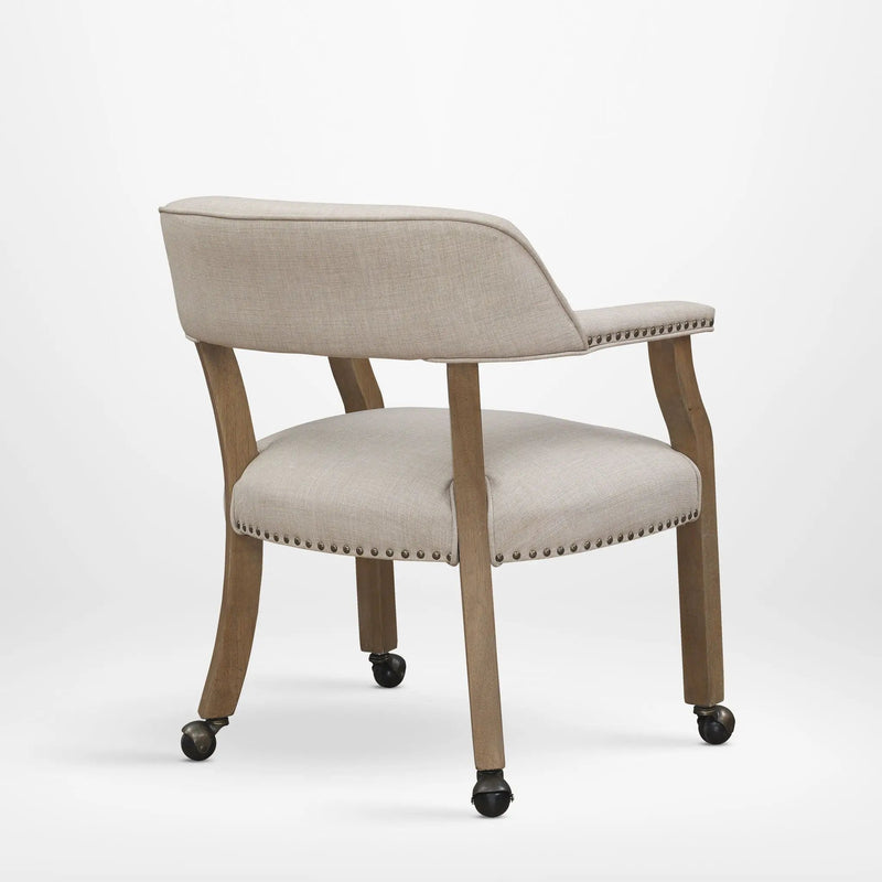 Monroe - Dining And Game Chair - Beige by HouseOfZazla