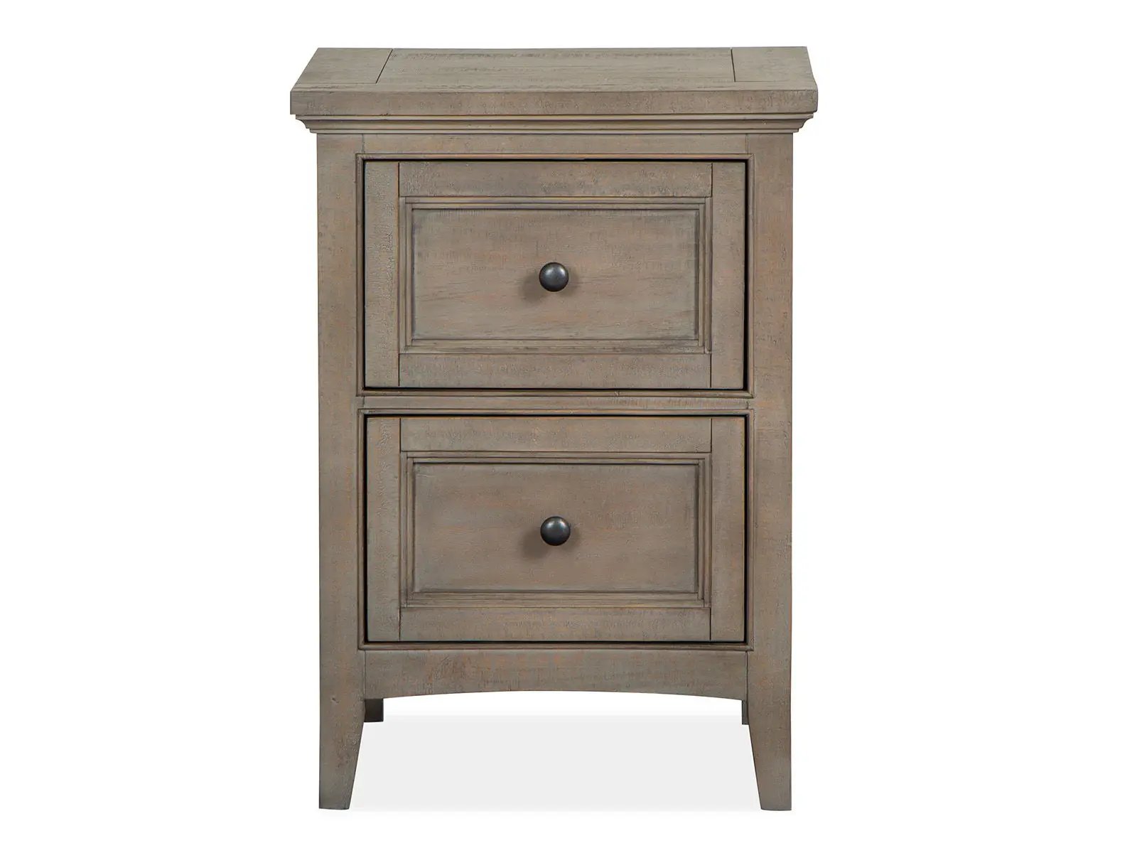 Paxton Place - Small Drawer Nightstand - Dovetail Gray by Unique Piece Furniture
