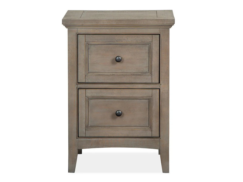 Paxton Place - Small Drawer Nightstand - Dovetail Gray by Unique Piece Furniture