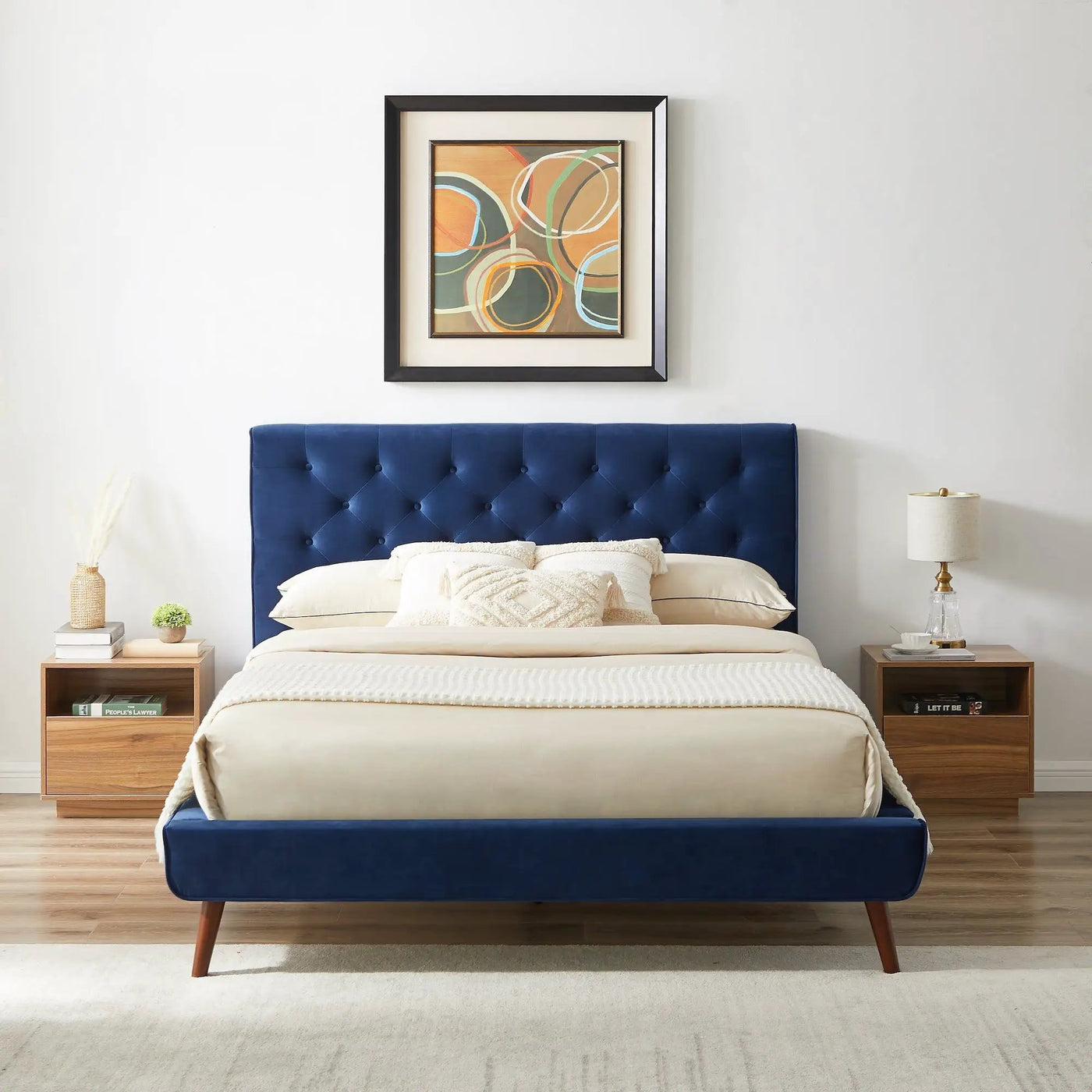 Dillon - Mid-Century Platform Bed by HouseOfZazla