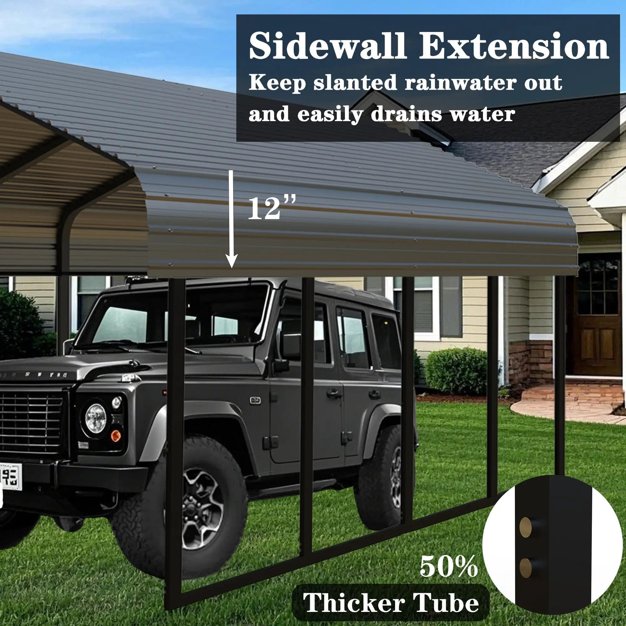 Heavy Duty Carport 20 x 20 Shelter by HouseOfZazla