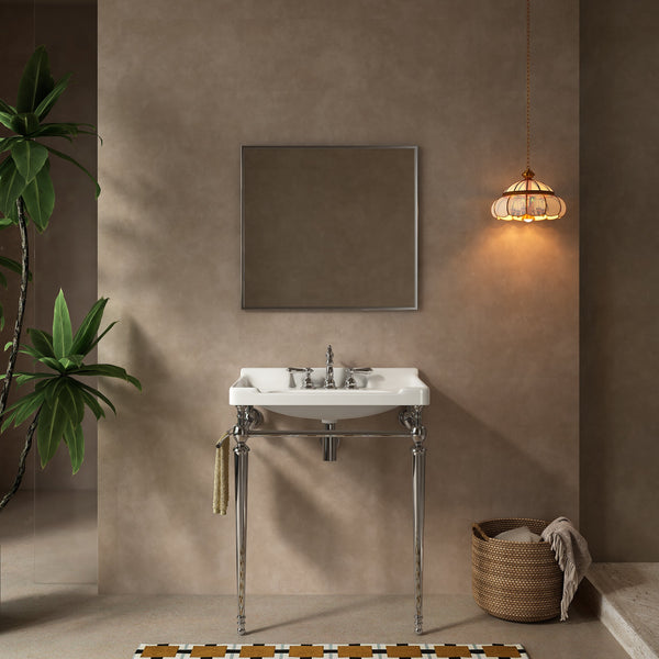 VICI 28" Bathroom Console Sink, Wall-Mounted