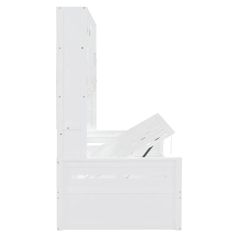 Daybed With All-In-One Cabinet And Shelf by Unique Piece Furniture
