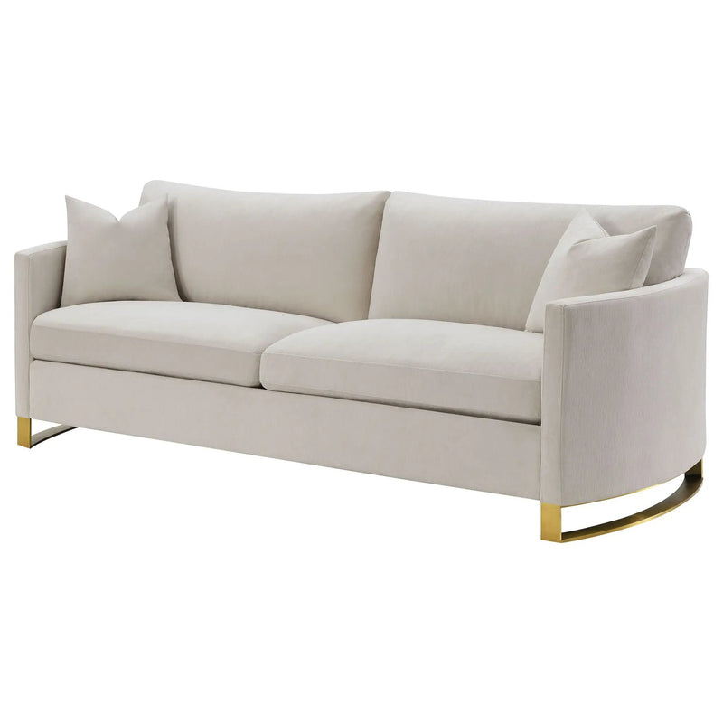 Ulrika - Sofa With Reversible Seating - Beige by HouseOfZazla
