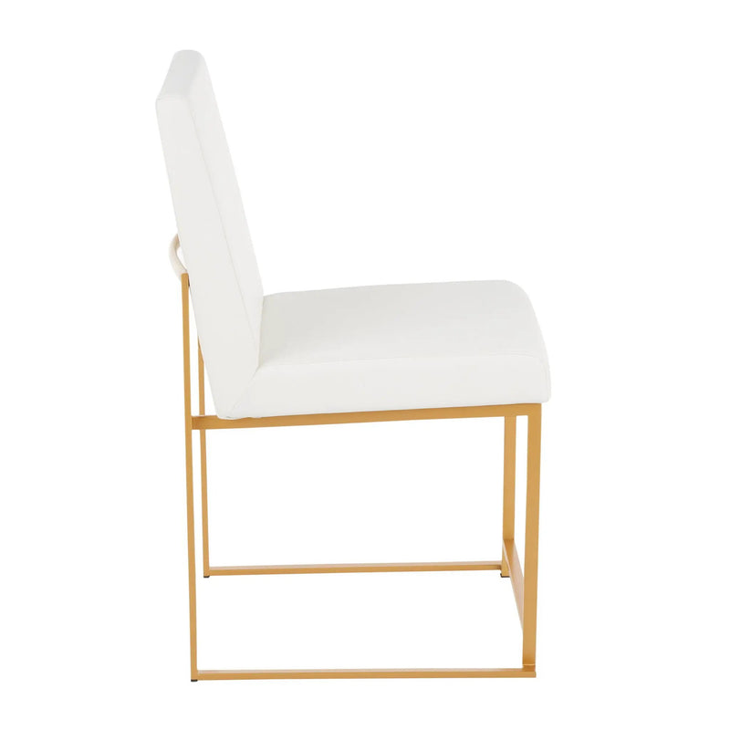 Fuji - Contemporary Stylish Frame, High Back Dining Chair (Set of 2) by Unique Piece Furniture