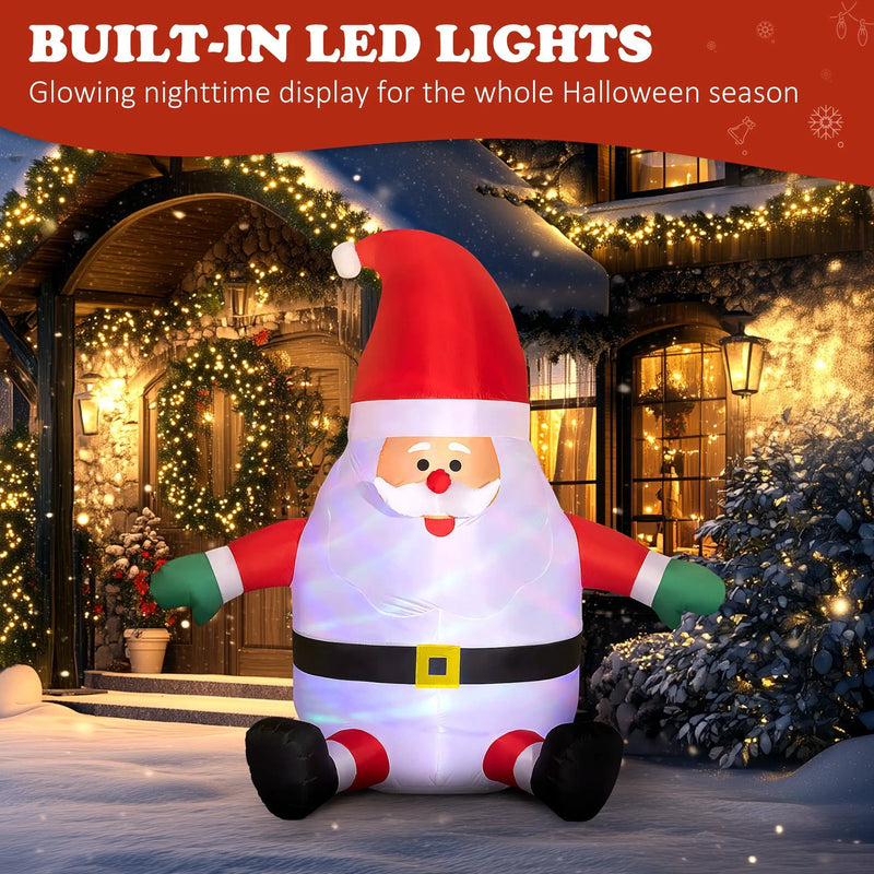 Outsunny Inflatable Christmas Santa Claus by HouseOfZazla