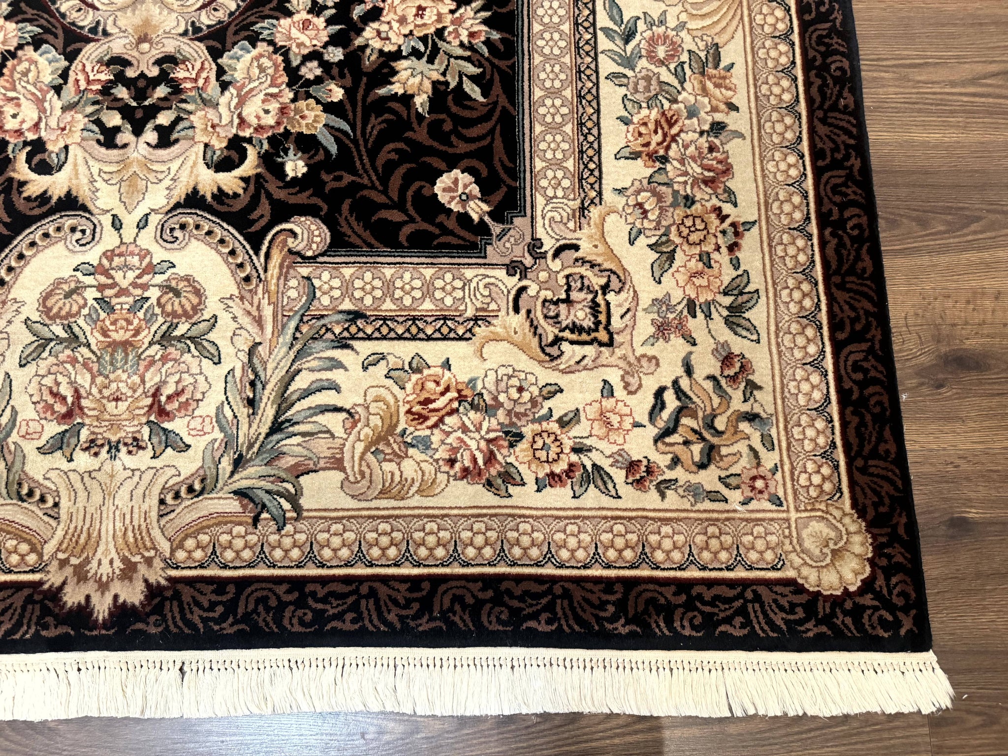 Aubusson Rug 6x9, European Design, Fine 170 KPSI, Elegant Carpet by Jewel Rugs