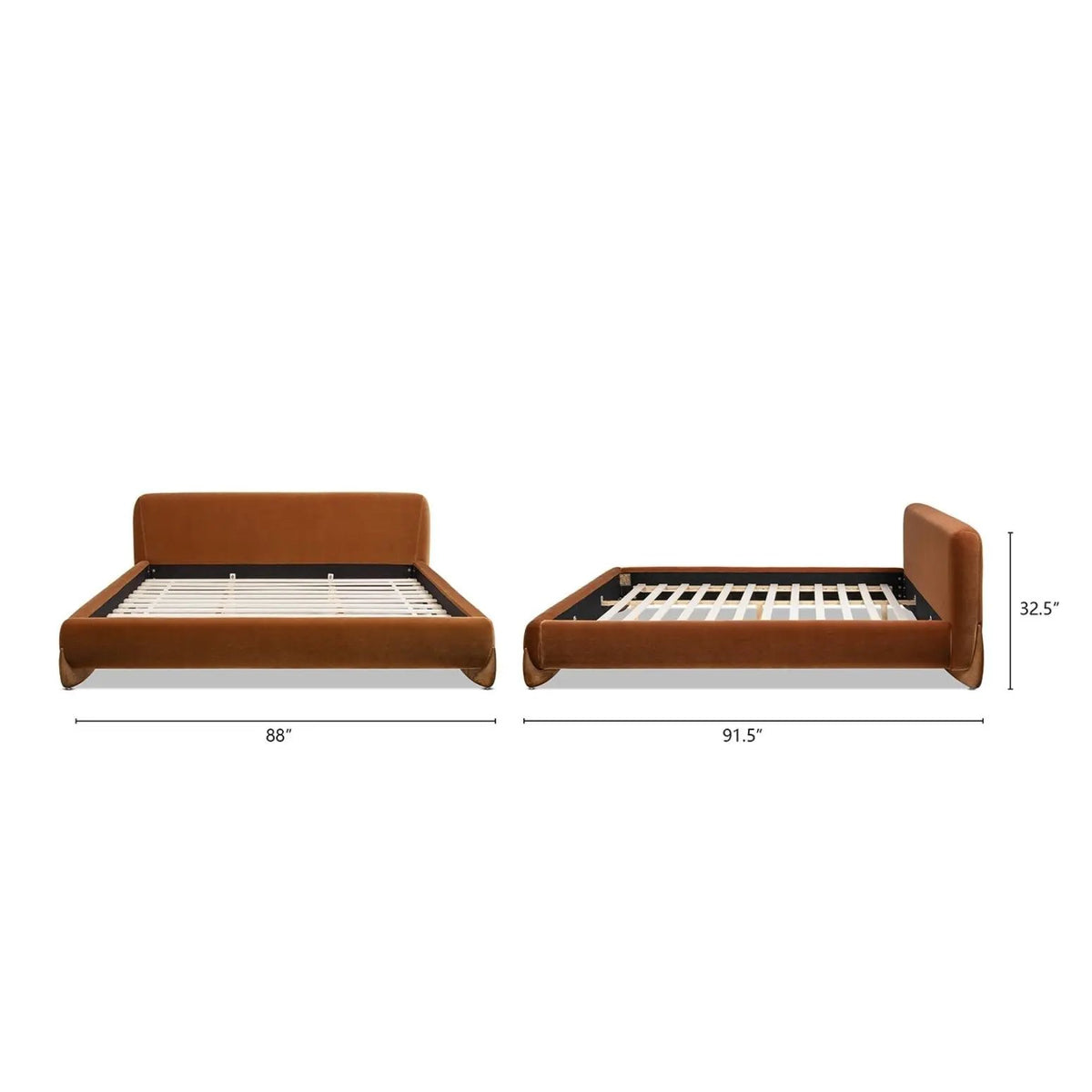 Alpine - Puffy Modern Platform Bed, photo 16 of 21