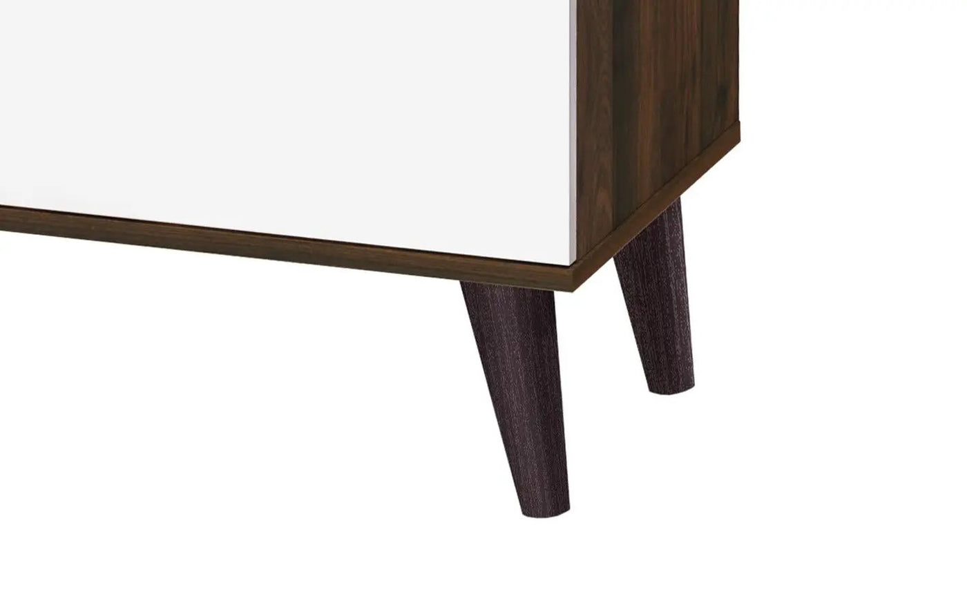 Amidon - TV Stand, With 2 Storage Shelves And 1 Cabinet by HouseOfZazla