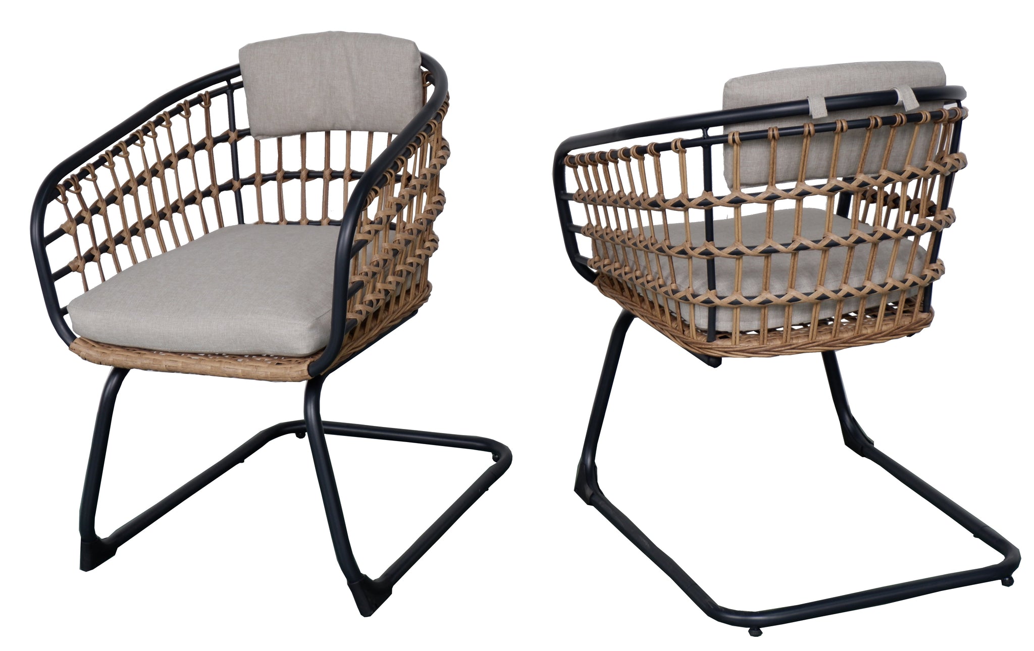 Wicker Dining Chair Set of 2 by HouseOfZazla