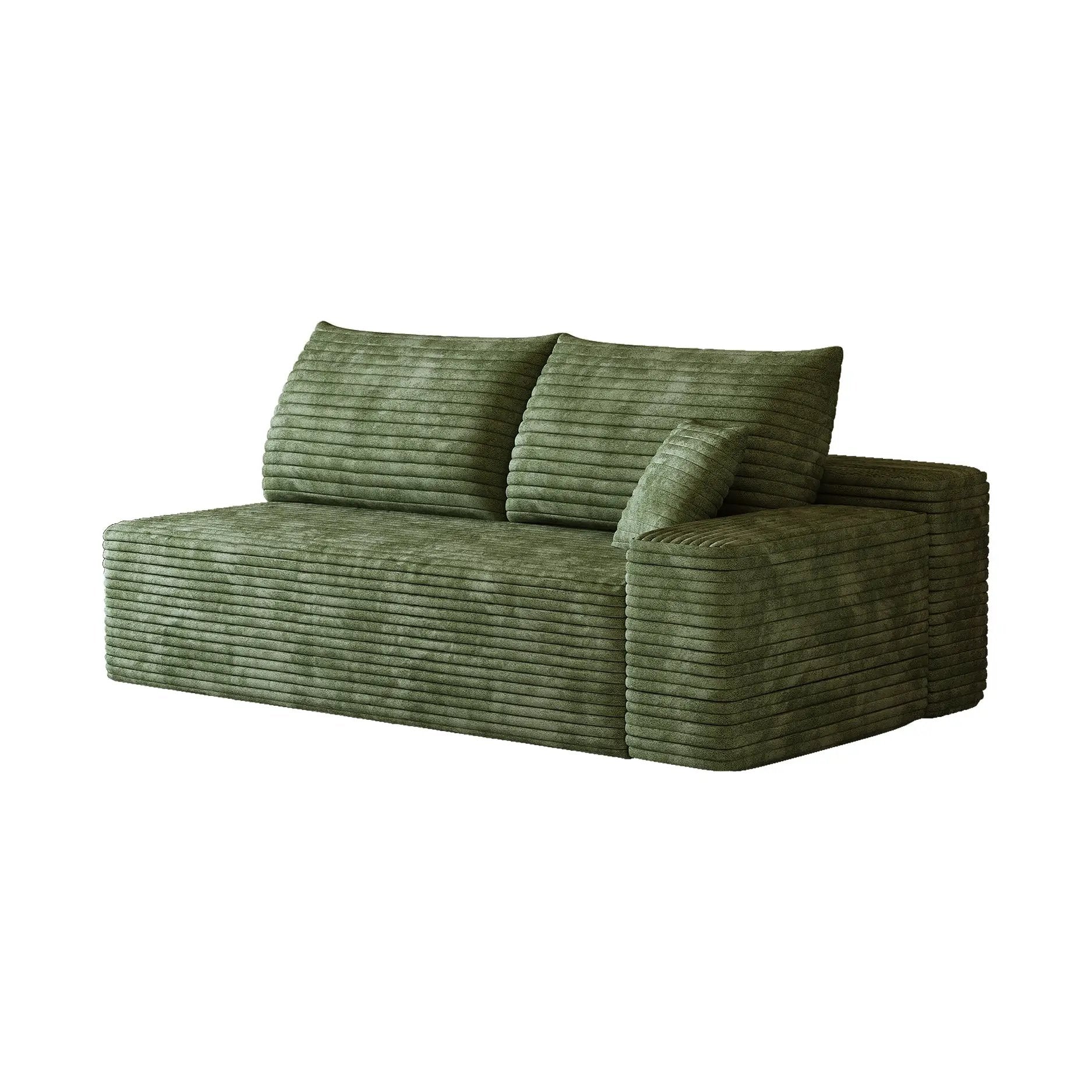 Y165-3R-GREEN 3-Seater Right Sofa by HouseOfZazla