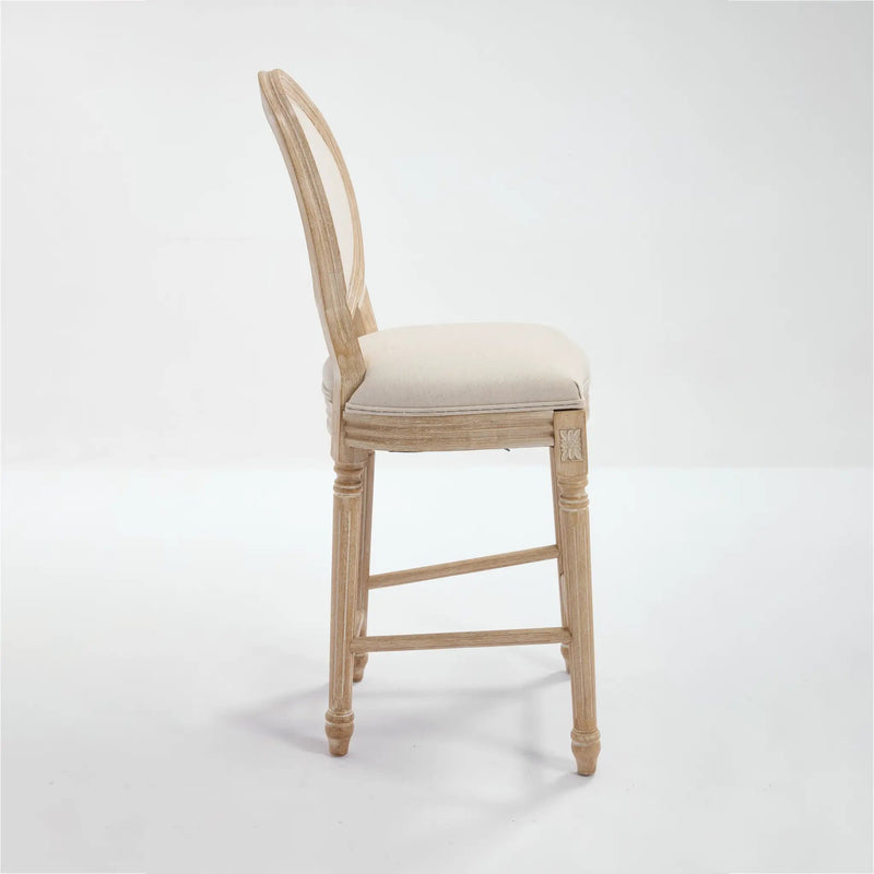 French Country 26'' Height Bar Chairs Set of 2 by HouseOfZazla