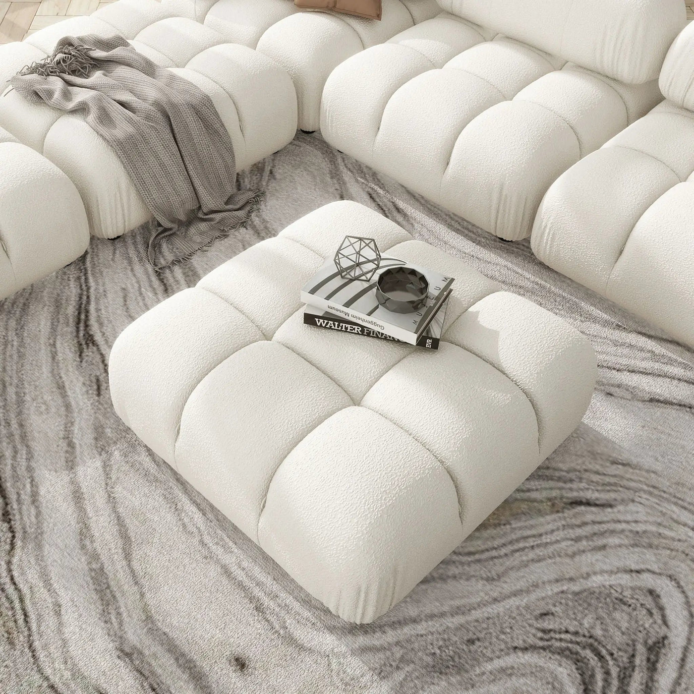 Marcel - Bubble Modular Modern Cocktail Ottoman by HouseOfZazla