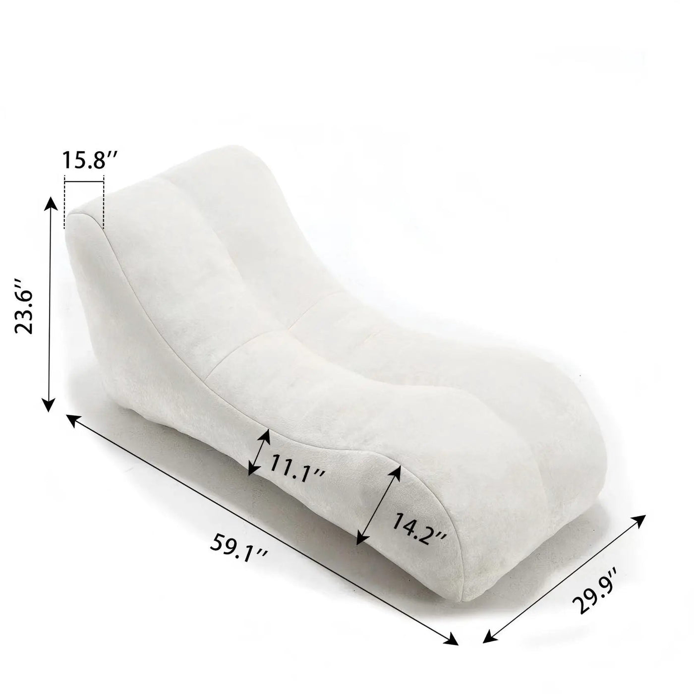 Creative Bean Bag Sofa Chair With High Quality Sponge Filling by HouseOfZazla