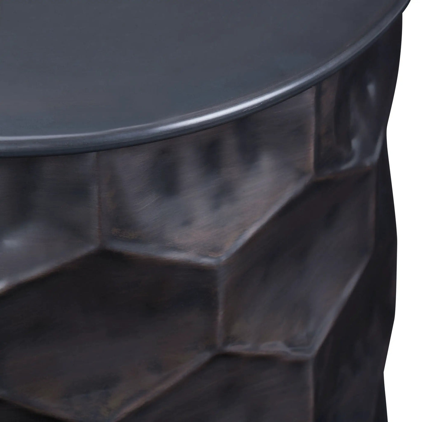 Whitney - Handcrafted Metal Storage Table by HouseOfZazla