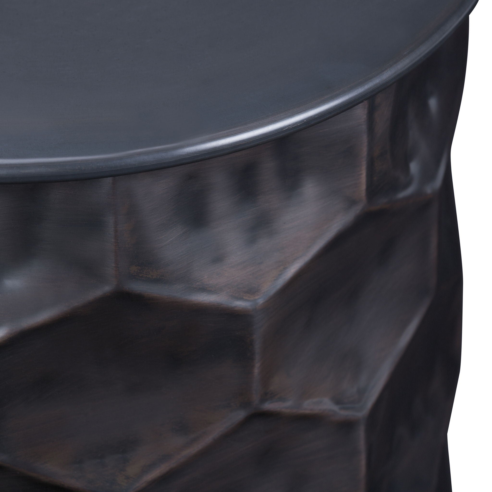 Whitney - Handcrafted Metal Storage Table by HouseOfZazla