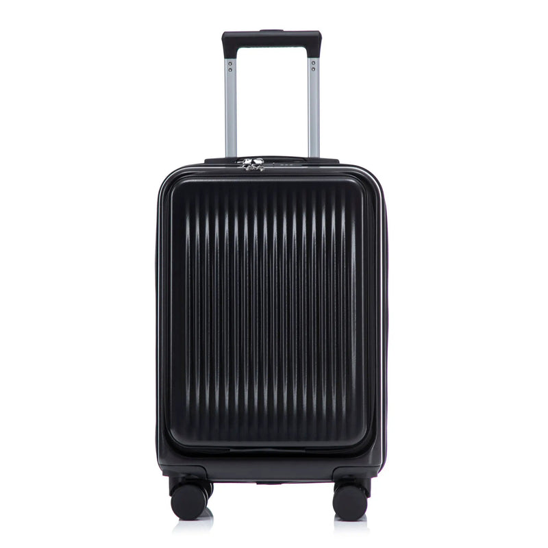 14' & 20' ABS Spinner Wheel Luggage Set with Cosmetic Case by HouseOfZazla