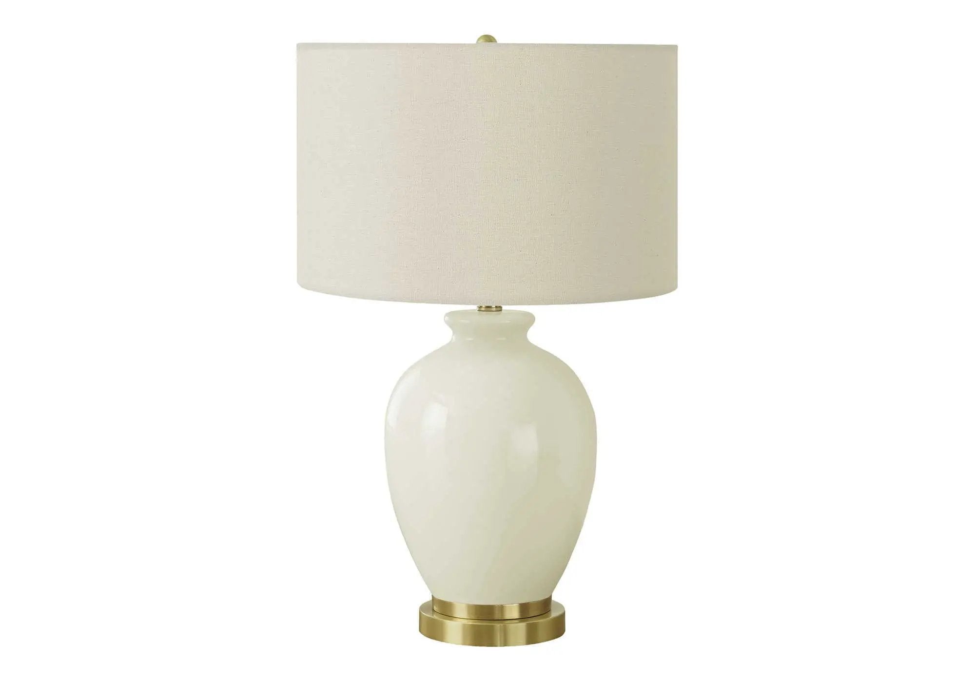 Transitional Lighting Table Lamp - Cream by HouseOfZazla