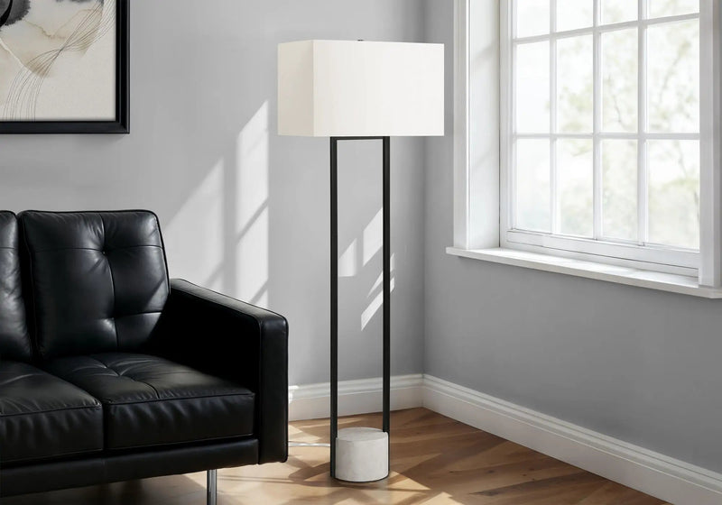 Lighting, Floor Lamp, Contemporary - Black / Beige by HouseOfZazla