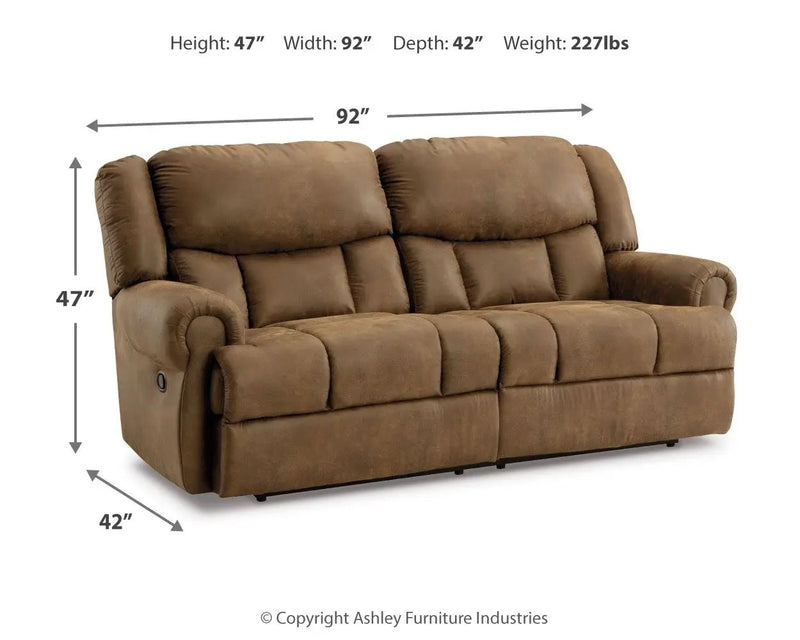 Boothbay - 2 Seat Reclining Sofa by Unique Piece Furniture