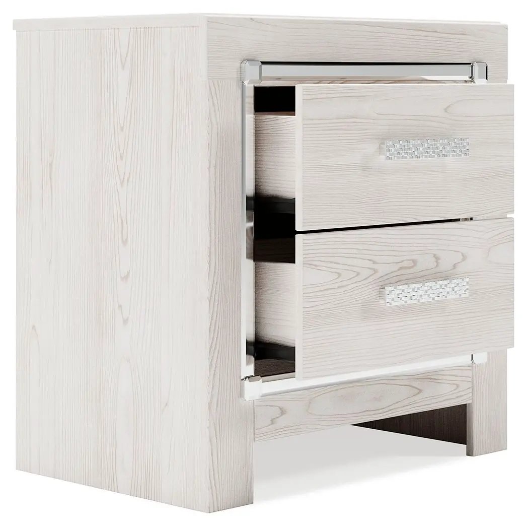 Altyra - Two Drawer Night Stand - White by Unique Piece Furniture