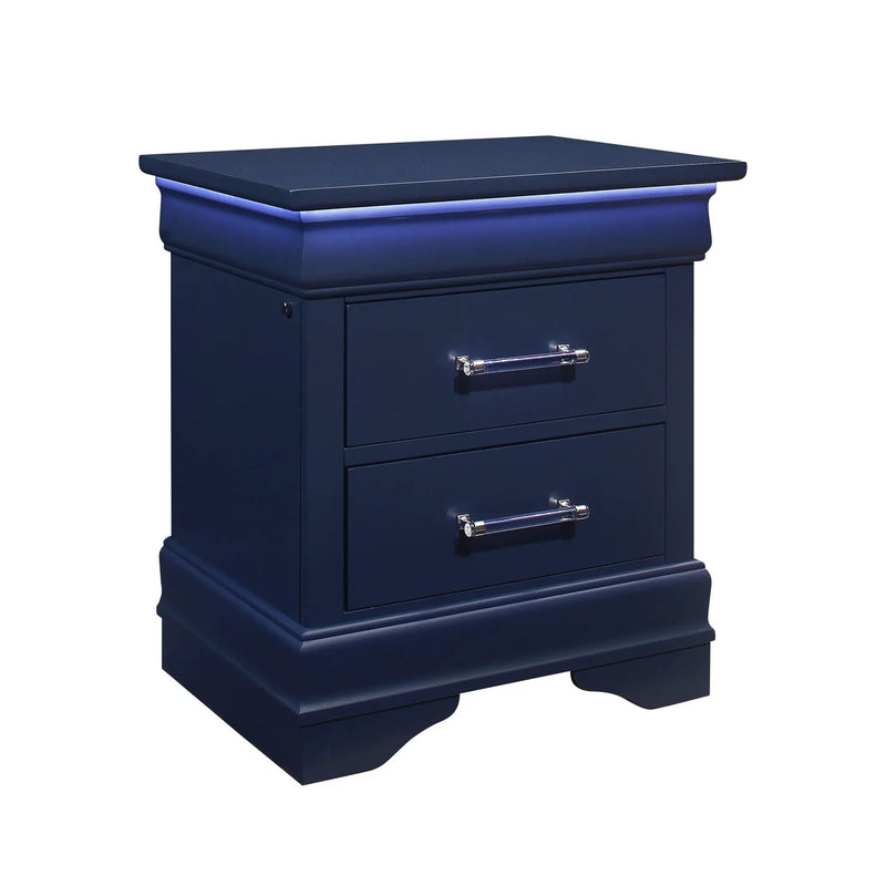 Charlston - Nightstand With LED by HouseOfZazla