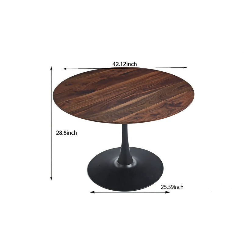 Mid-Century Tulip Dining Table With Round Top by HouseOfZazla